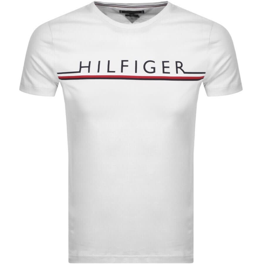 Alternative Image for ProductTommy Hilfiger Corp Stripe T Shirt White1