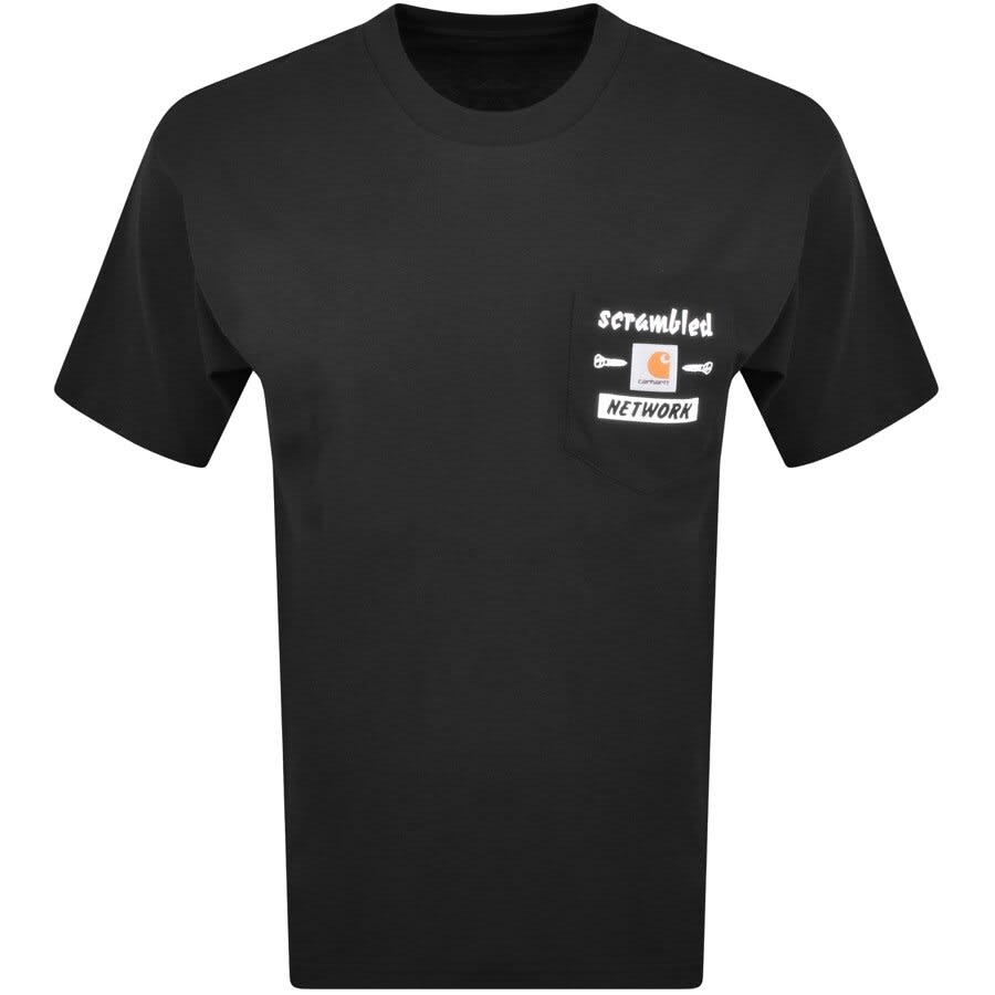 Alternative Image for ProductCarhartt WIP Scramble Pocket T Shirt Black1