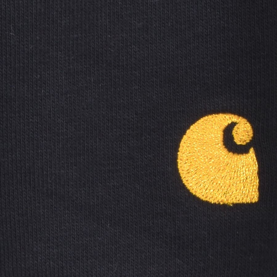 Alternative Image for ProductCarhartt WIP Chase Half Zip Sweatshirt Navy3