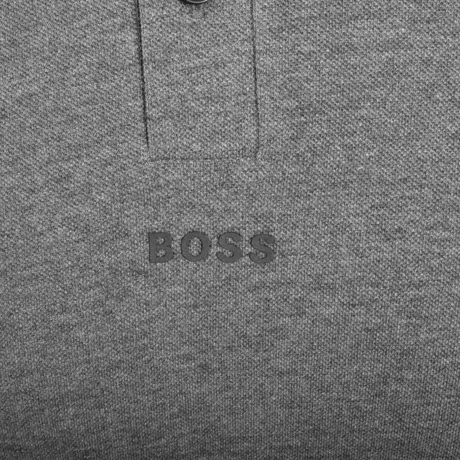 Alternative Image for ProductBOSS PChup Long Sleeve Polo T Shirt Grey3