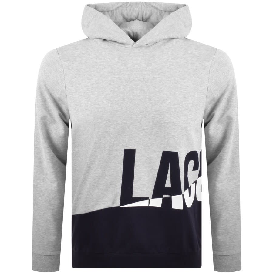 Alternative Image for ProductLacoste Loungewear Pullover Logo Hoodie Grey1
