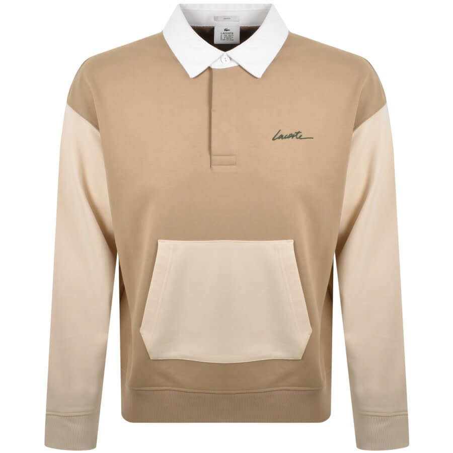 Alternative Image for ProductLacoste Live Logo Sweatshirt Beige1