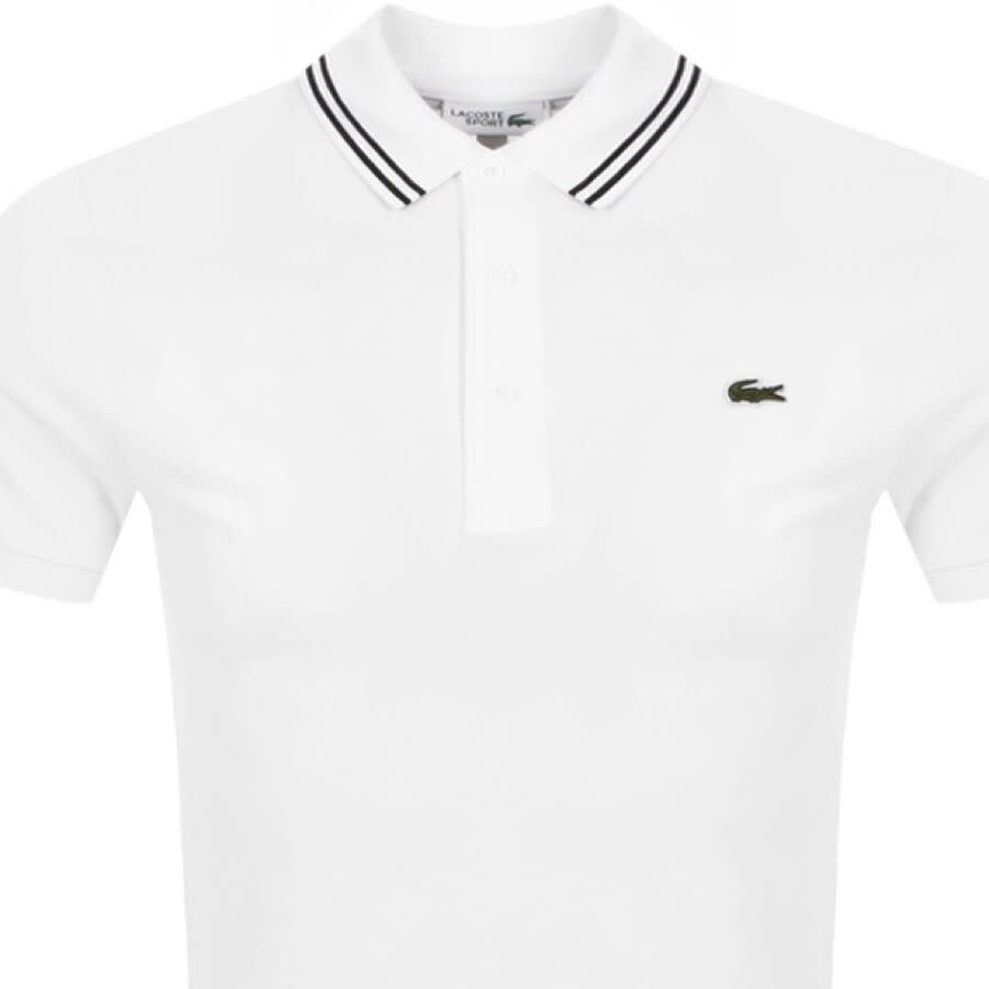 Alternative Image for ProductLacoste Sport Short Sleeved Polo T Shirt White2