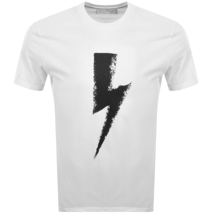 Alternative Image for ProductNeil Barrett Chalk Bolt T Shirt White1