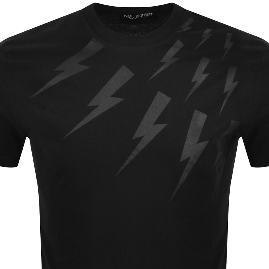 Alternative Image for ProductNeil Barrett Thunderbolt T Shirt Black2