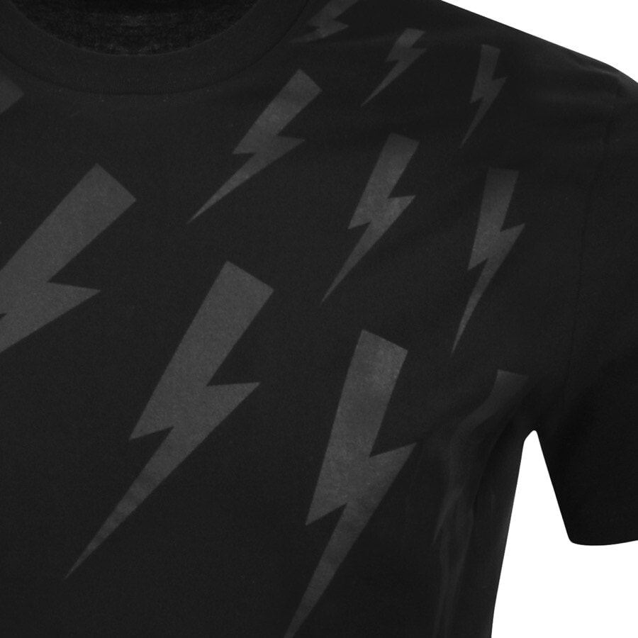 Alternative Image for ProductNeil Barrett Thunderbolt T Shirt Black3