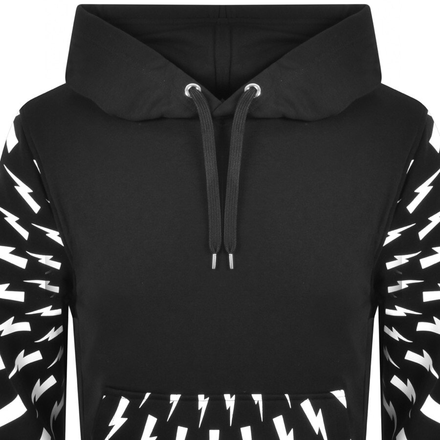 Alternative Image for ProductNeil Barrett Thunderbolt Hoodie Black2