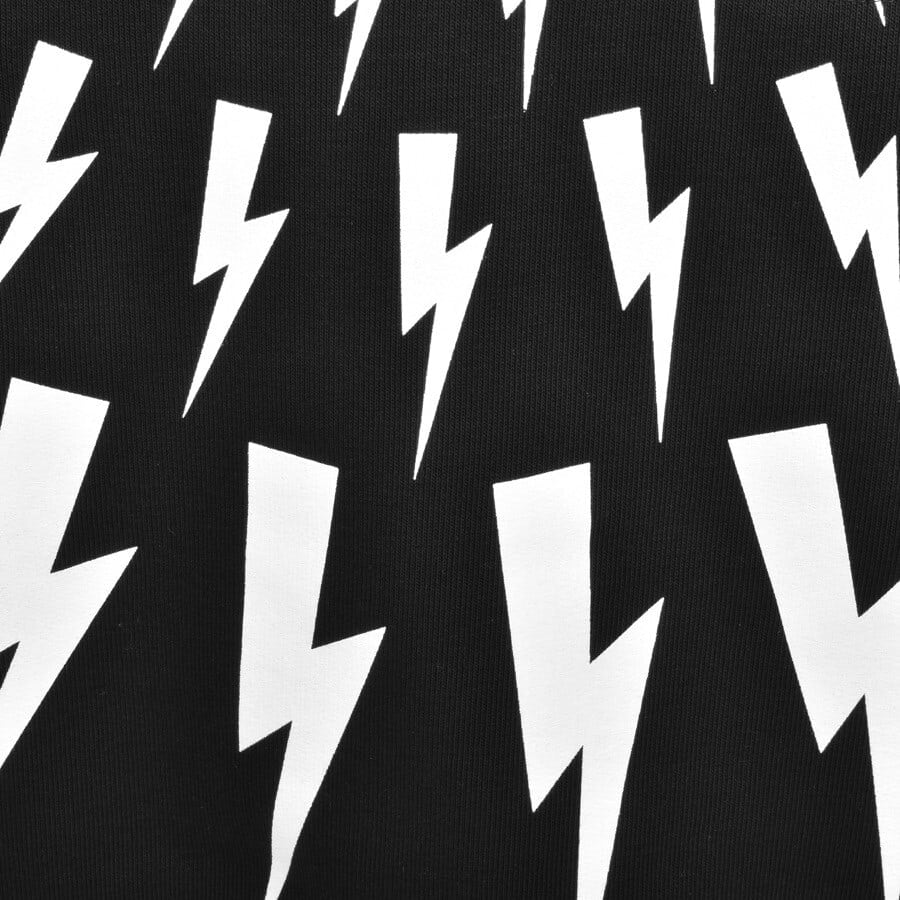 Alternative Image for ProductNeil Barrett Thunderbolt Hoodie Black3