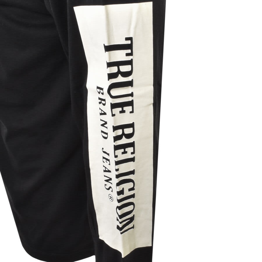 Alternative Image for ProductTrue Religion Hooded Long Sleeve T Shirt Black3