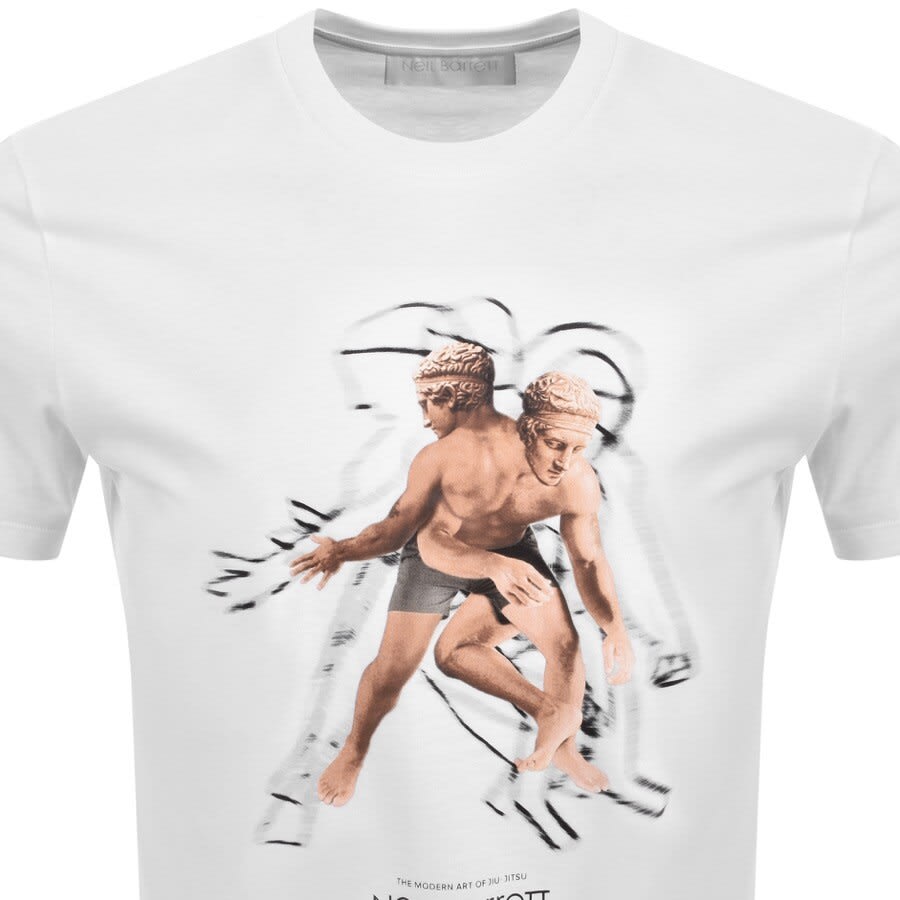 Alternative Image for ProductNeil Barrett Modern Art T Shirt White2