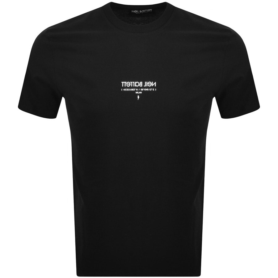 Alternative Image for ProductNeil Barrett Coordina Logo T Shirt Black1