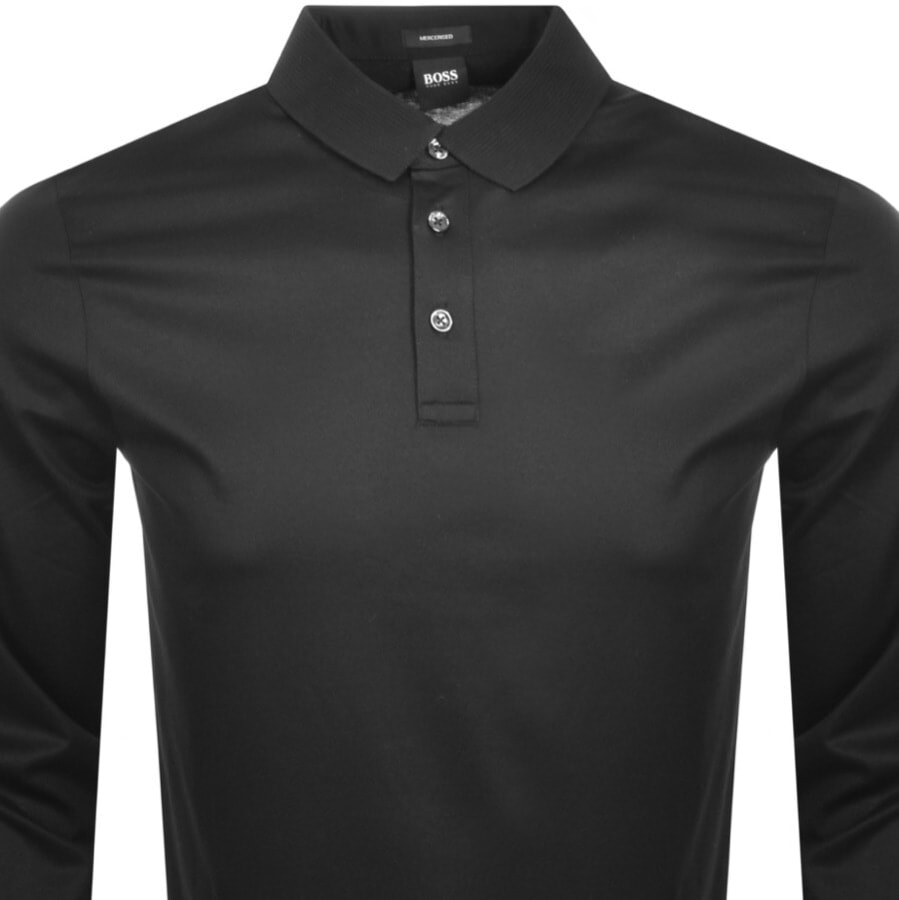 Alternative Image for ProductBOSS Pearl 21 Long Sleeved Polo T Shirt Black2