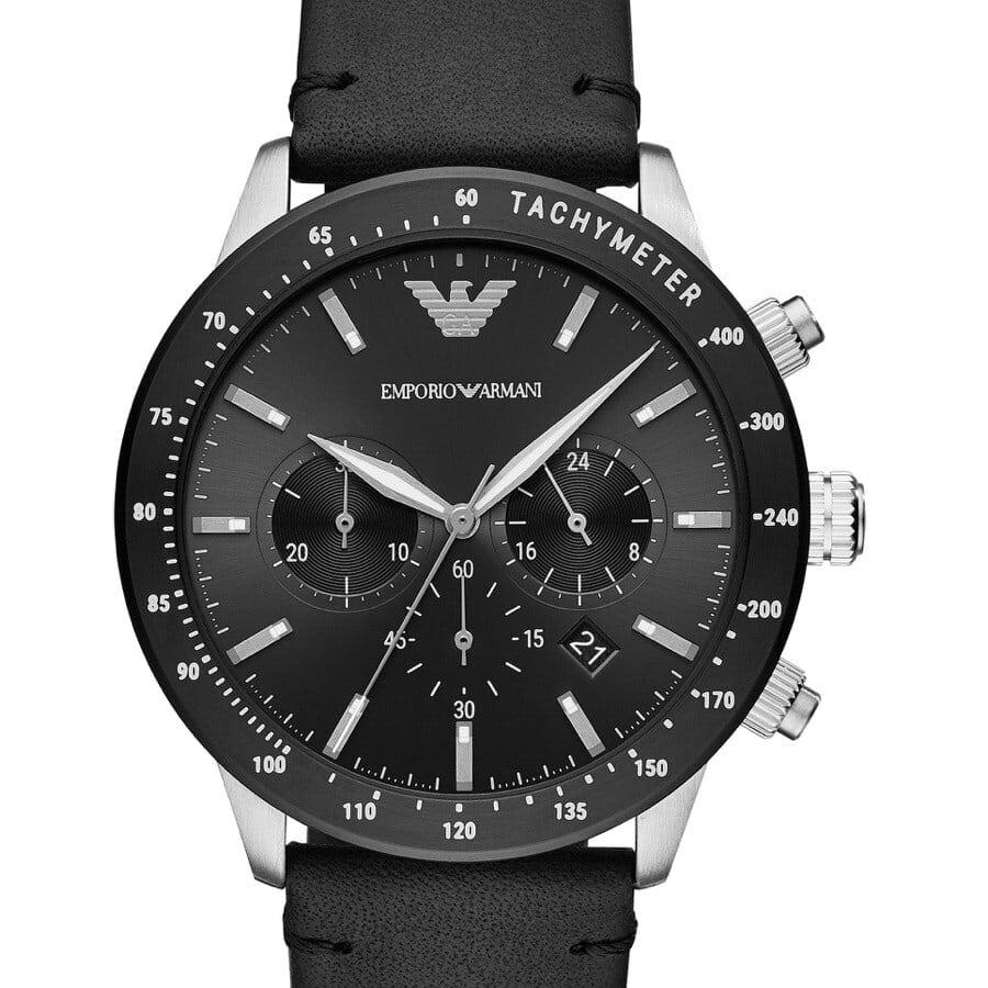 Emporio Armani AR11243 Watch Black | Mainline Menswear