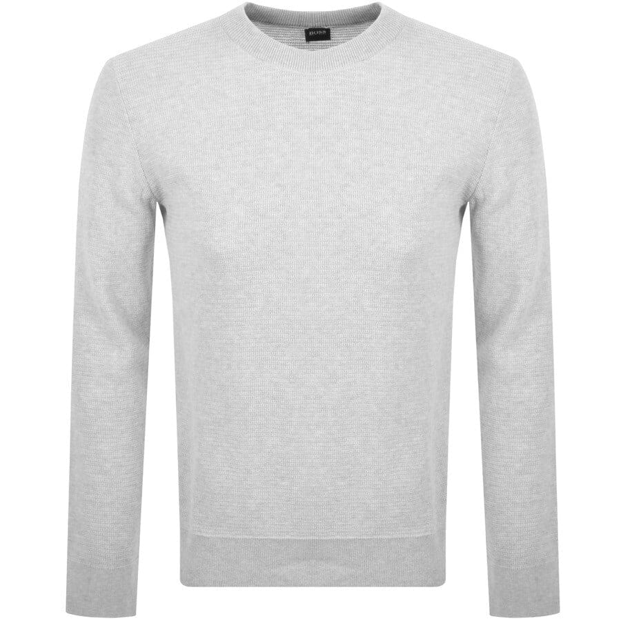 Alternative Image for ProductBOSS Udo Knit Jumper Grey1
