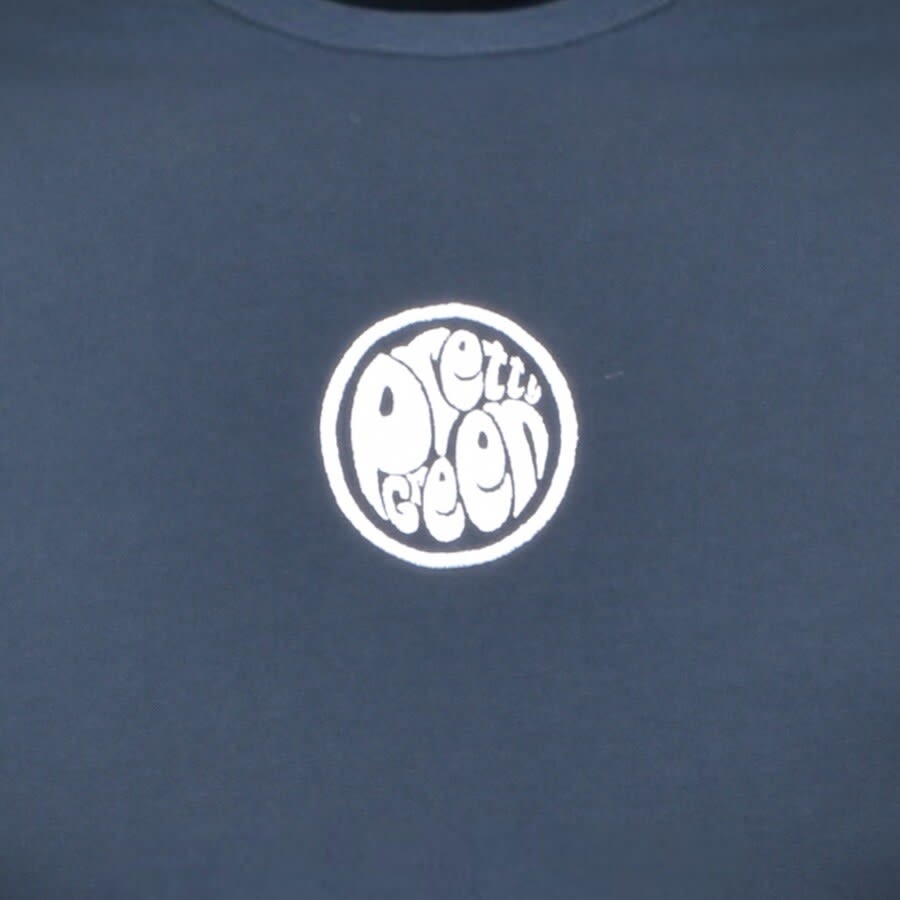 Alternative Image for ProductPretty Green Layland Logo T Shirt Navy3