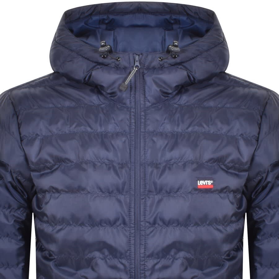 Alternative Image for ProductLevis Quilted Hooded Down Jacket Navy2