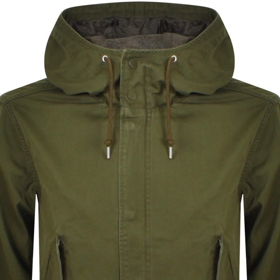 Alternative Image for ProductPretty Green Cooper Short Parka Jacket Green2