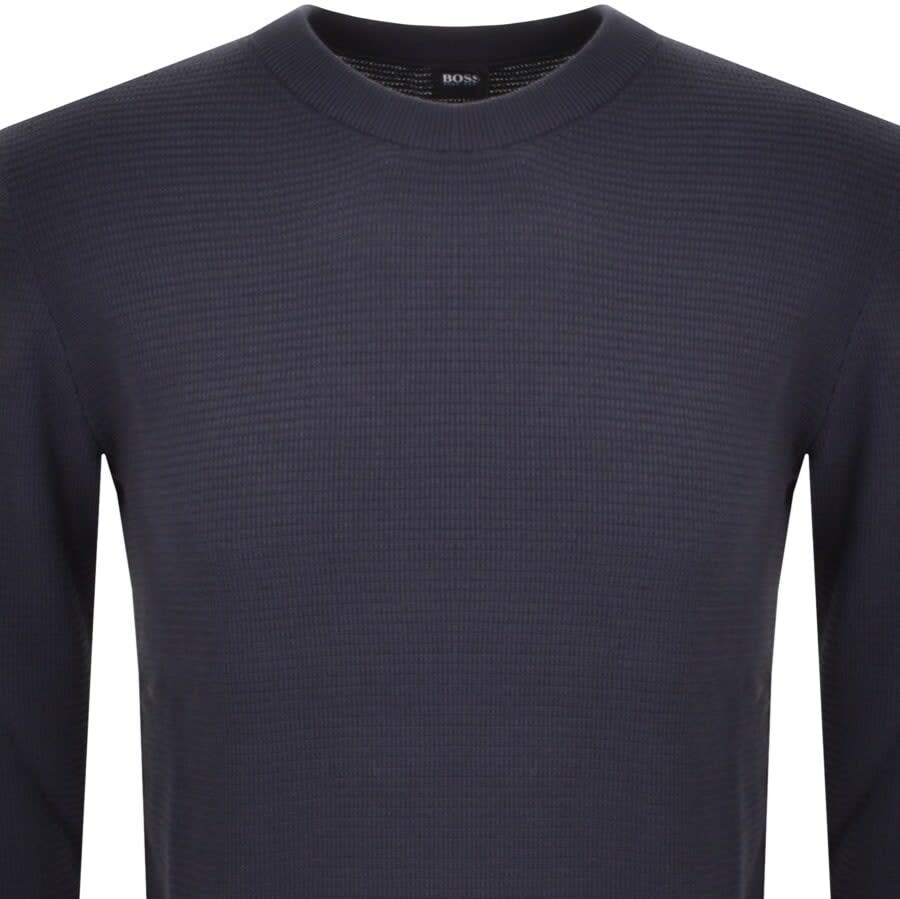 Alternative Image for ProductBOSS Udo Knit Jumper Navy2