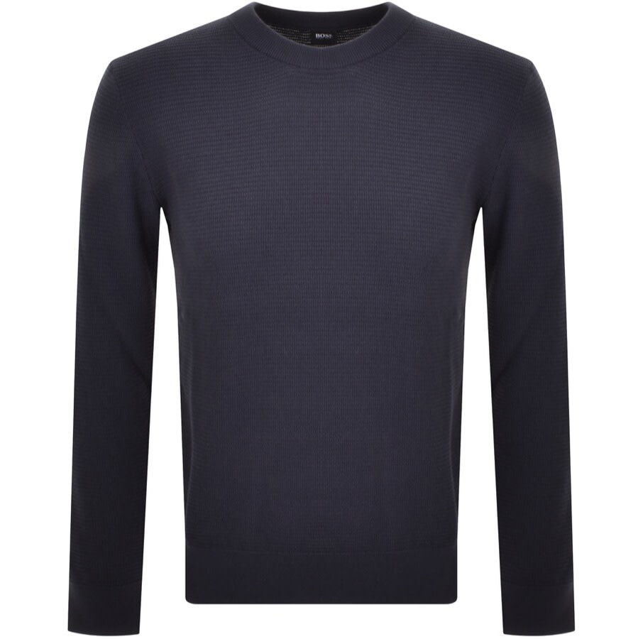 Alternative Image for ProductBOSS Udo Knit Jumper Navy1