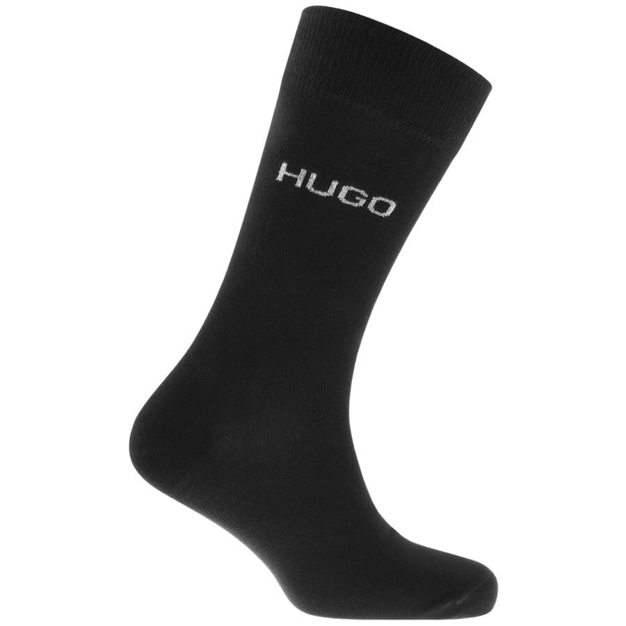 Alternative Image for ProductHUGO Logo Double Pack Gift Set Socks Black2