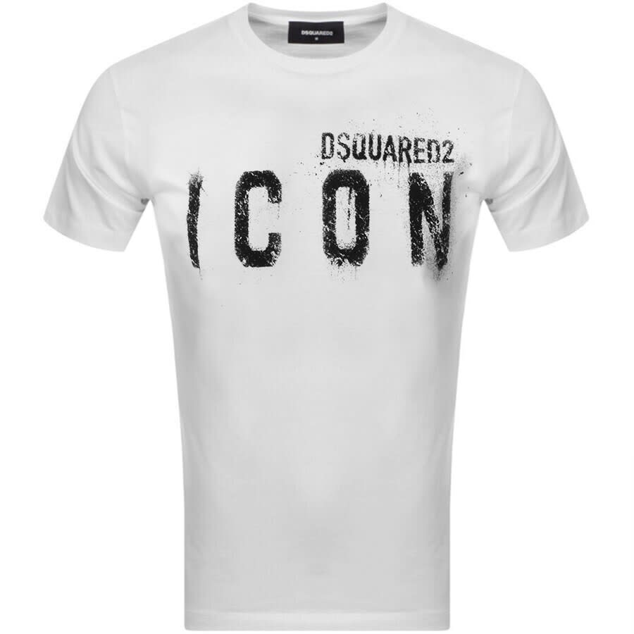 Alternative Image for ProductDSQUARED2 Icon Spray T Shirt White1
