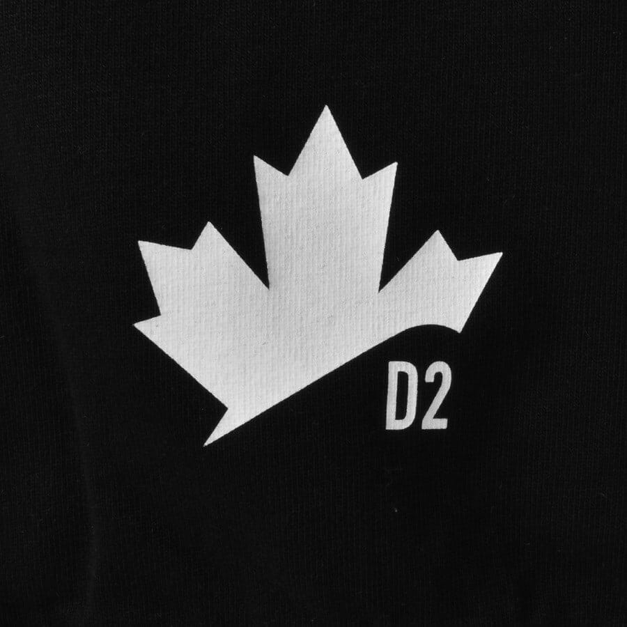 Alternative Image for ProductDSQUARED2 Full Zip Logo Hoodie Black3