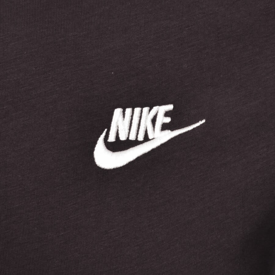 Alternative Image for ProductNike Crew Neck Club T Shirt Burgundy3