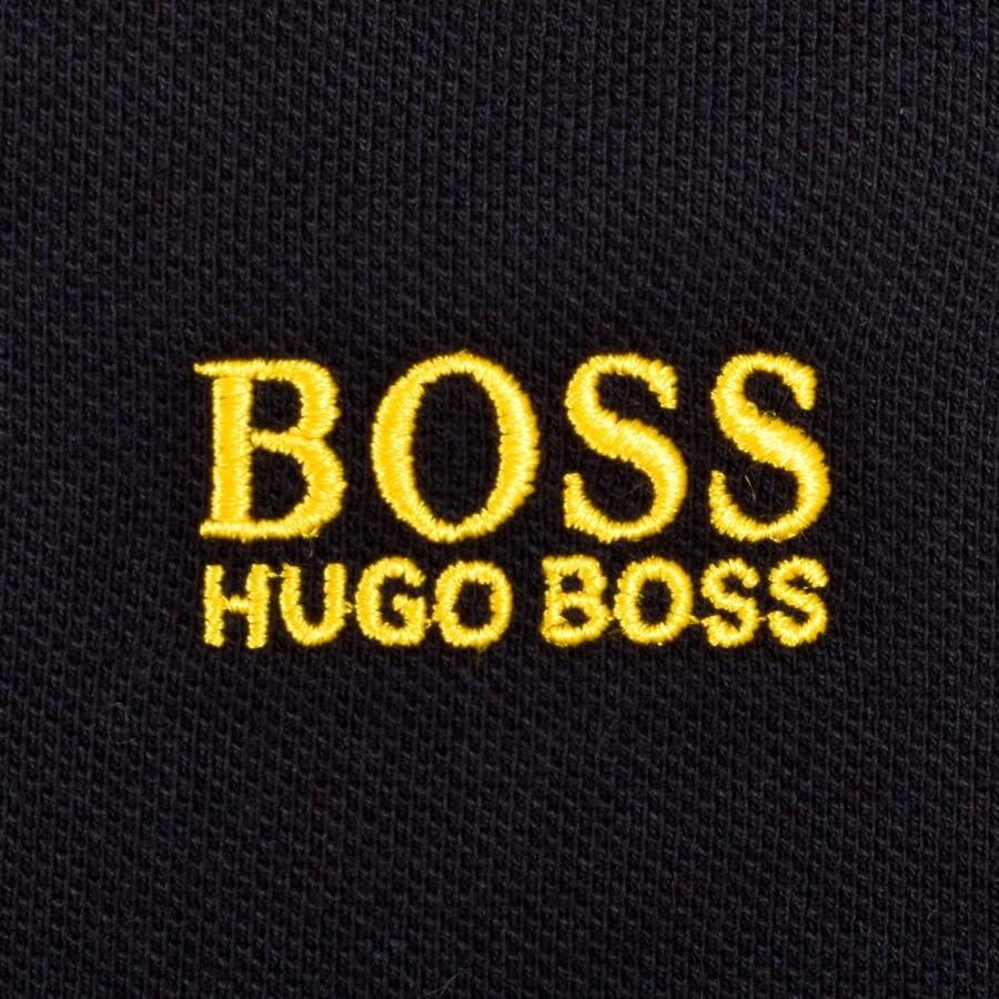 Alternative Image for ProductBOSS Plisy Long Sleeve Polo T Shirt Black3