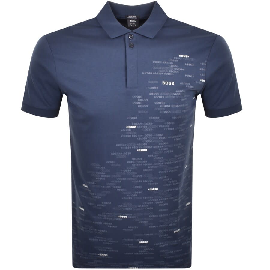 Alternative Image for ProductBOSS Paddy 4 Short Sleeve Polo Navy1