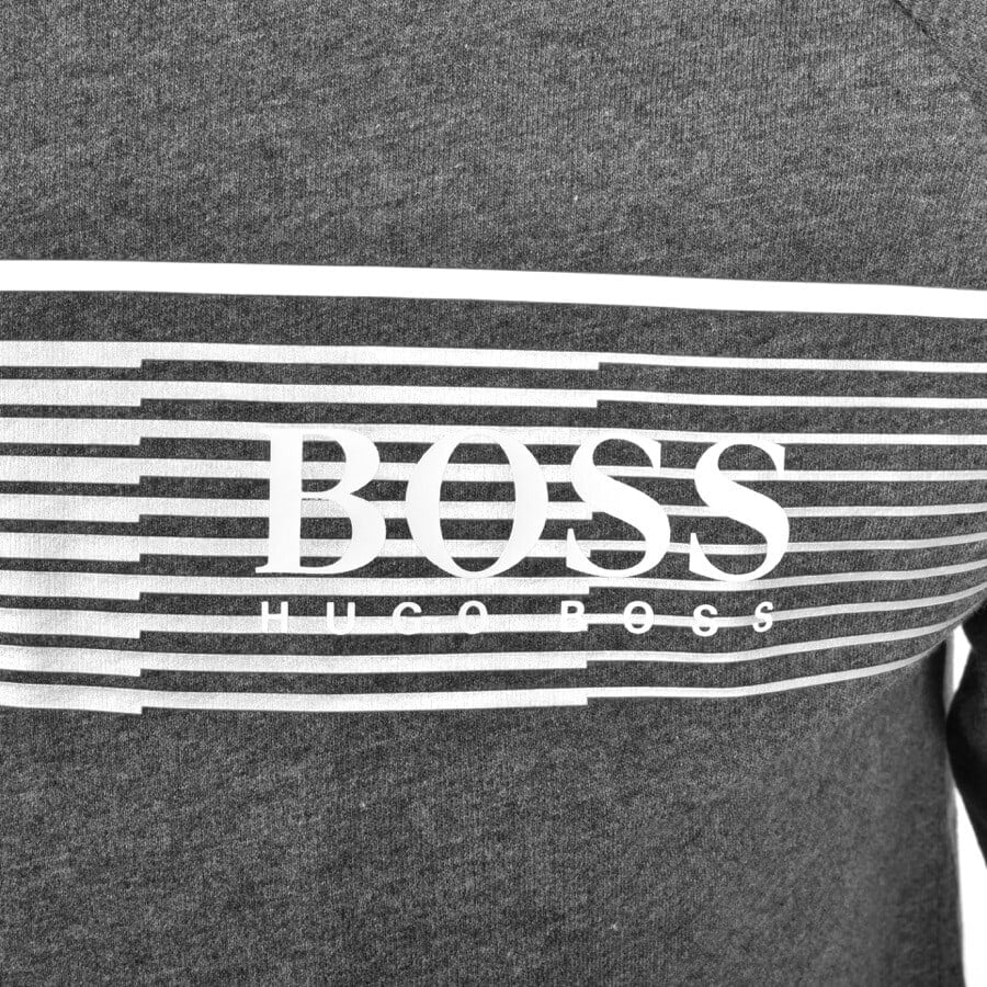 Alternative Image for ProductBOSS Authentic Zip Sweatshirt Grey3