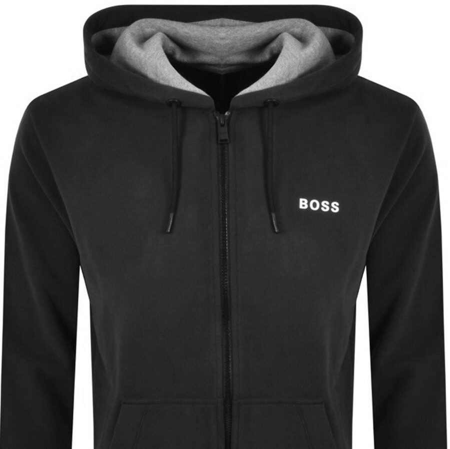 Alternative Image for ProductBOSS Zeedo1 Full Zip Hoodie Black2