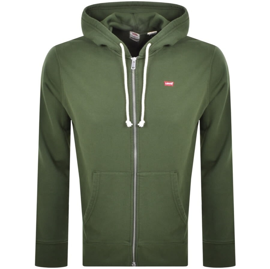 Alternative Image for ProductLevis Original Logo Full Zip Hoodie Khaki1