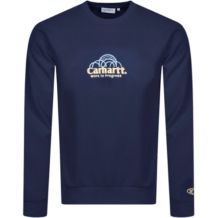 Alternative Image for ProductCarhartt WIP Logo Sweatshirt Navy1