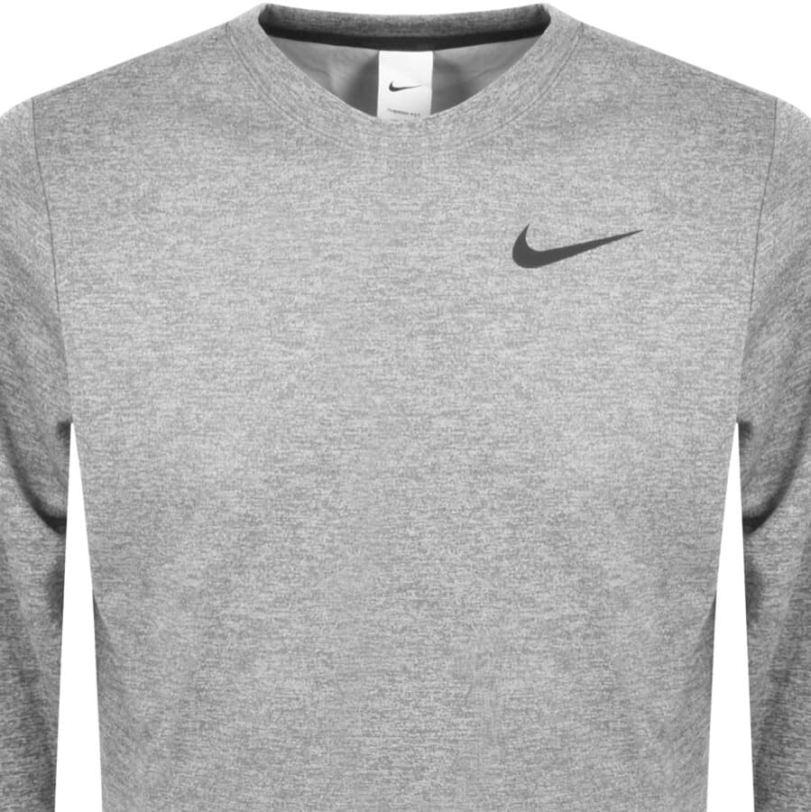 Alternative Image for ProductNike Training Logo Sweatshirt Grey2
