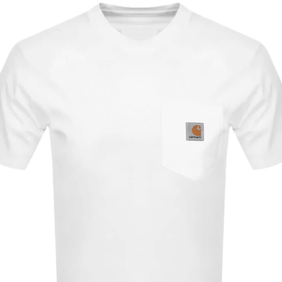 Alternative Image for ProductCarhartt WIP Short Sleeved Pocket T Shirt White2