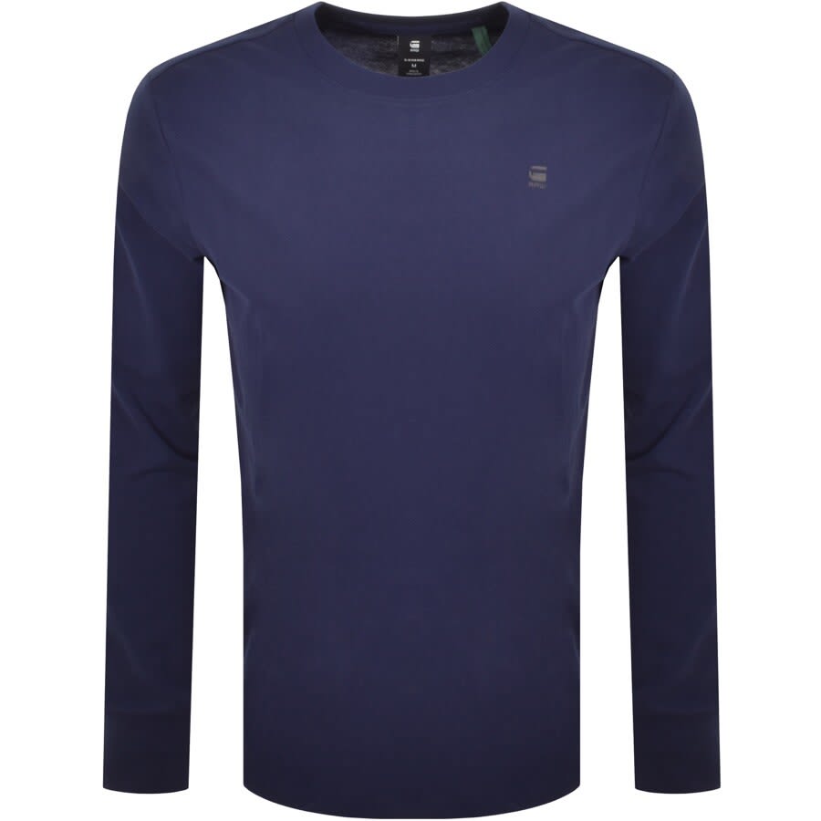 Alternative Image for ProductG Star Raw Lash Long Sleeved T Shirt Navy1