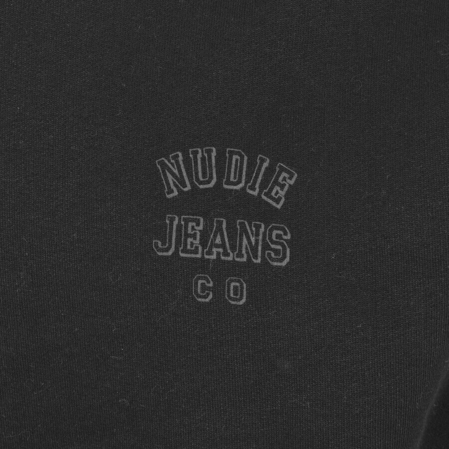 Alternative Image for ProductNudie Jeans Frasse Sweatshirt Black3