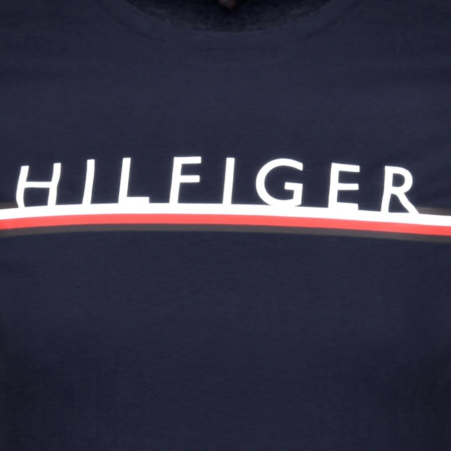 Alternative Image for ProductTommy Hilfiger Corp Stripe T Shirt Navy3