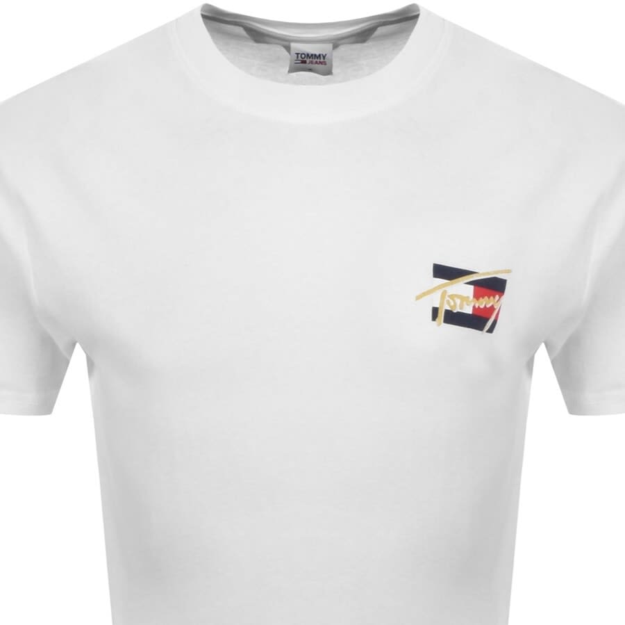 Alternative Image for ProductTommy Jeans Circular Logo T Shirt White2