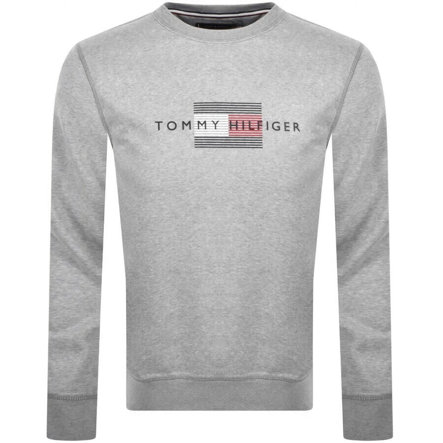 Alternative Image for ProductTommy Hilfiger Crew Neck Sweatshirt Grey2