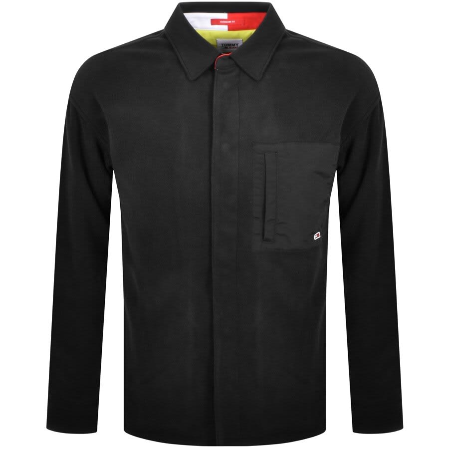 Alternative Image for ProductTommy Jeans Fleece Overshirt Black1