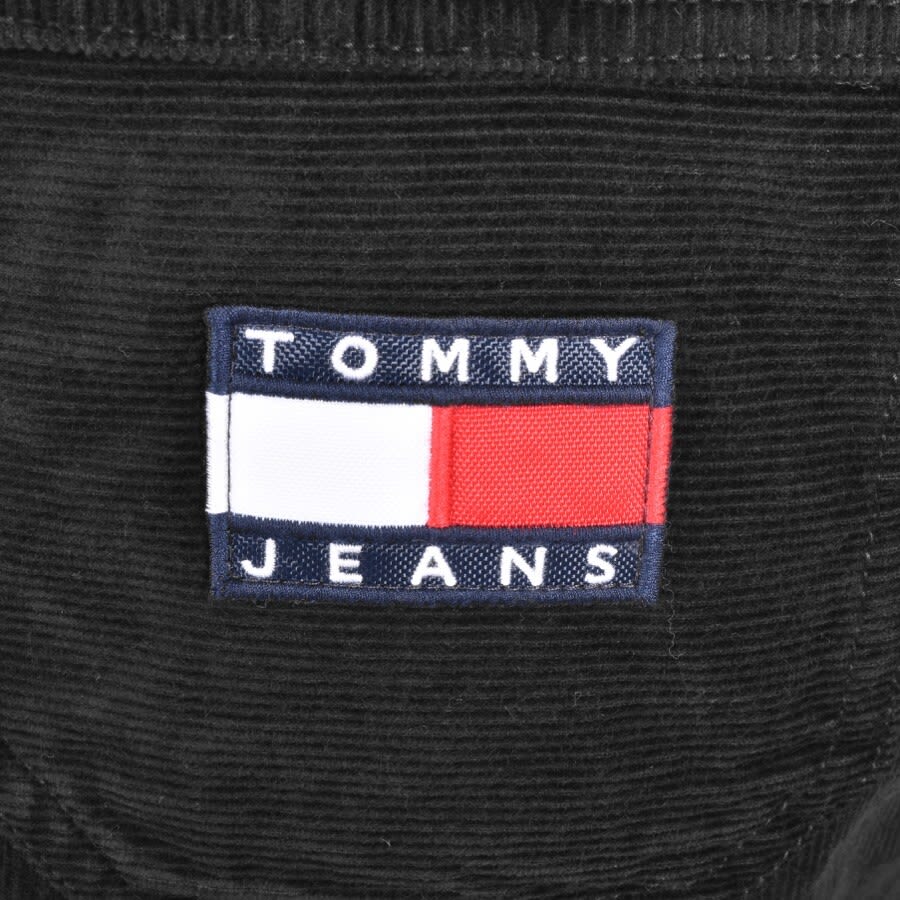 Tommy Jeans Corduroy Overshirt Black | Mainline Menswear Denmark