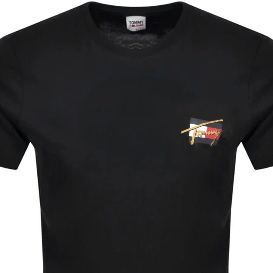Alternative Image for ProductTommy Jeans Circular Logo T Shirt Black2