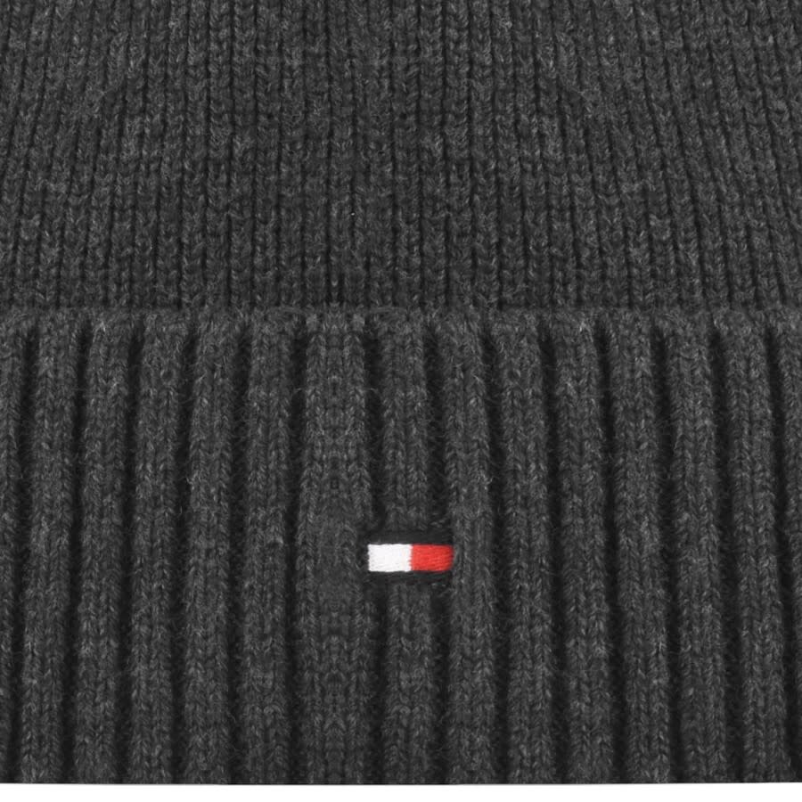 Alternative Image for ProductTommy Hilfiger Flag Logo Beanie Hat Grey3