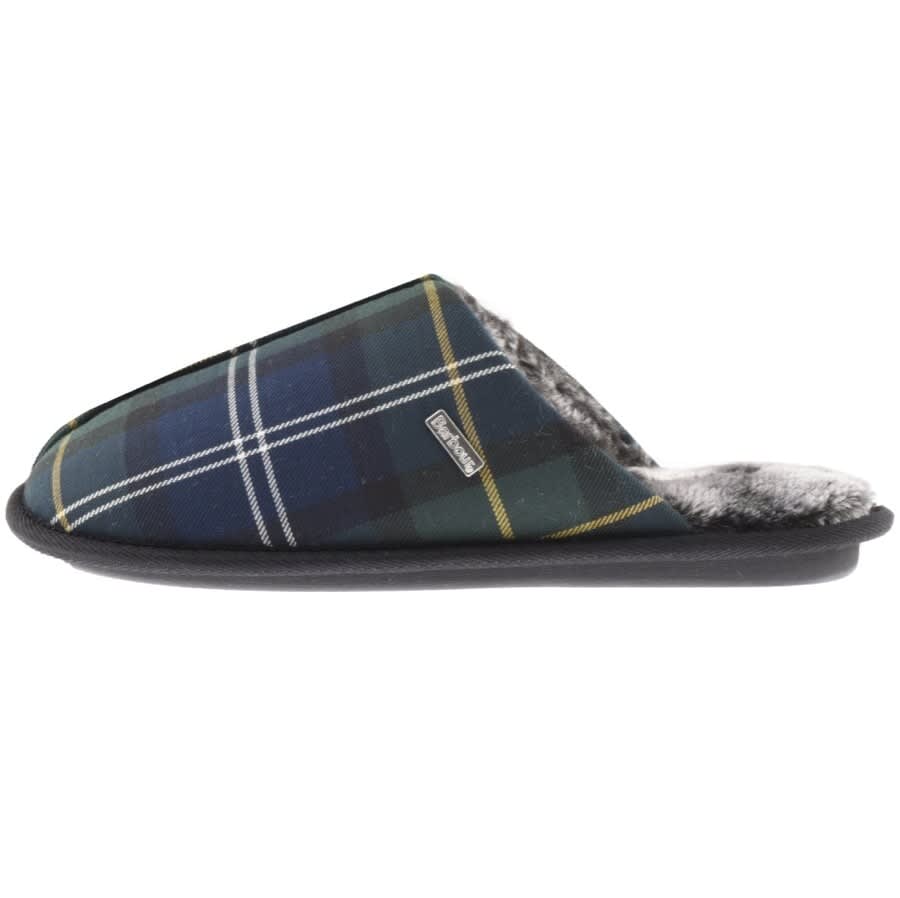 Alternative Image for ProductBarbour Young Slippers Green2