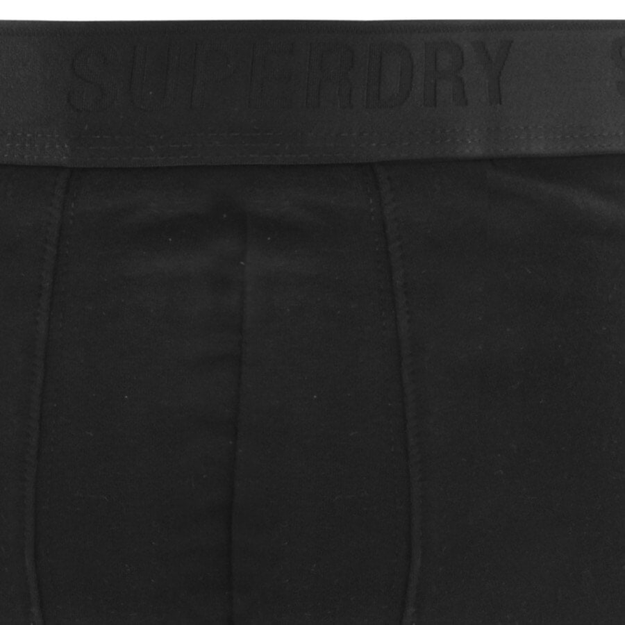 Alternative Image for ProductSuperdry Triple Pack Boxer Shorts Black3