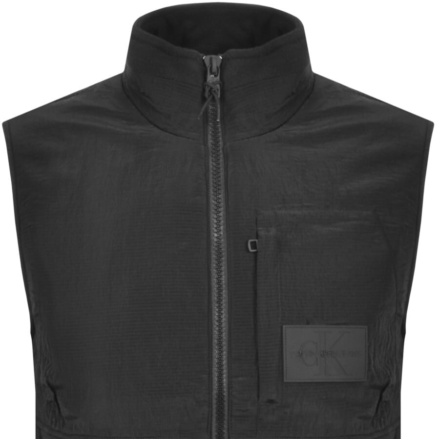 Alternative Image for ProductCalvin Klein Jeans Full Zip Gilet Black2