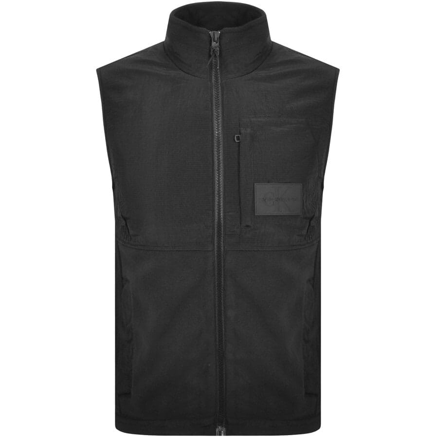 Alternative Image for ProductCalvin Klein Jeans Full Zip Gilet Black1