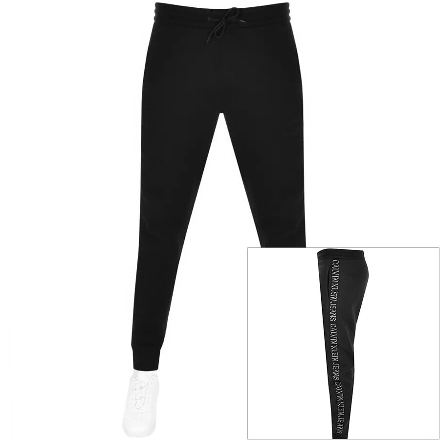 calvin klein logo tape joggers