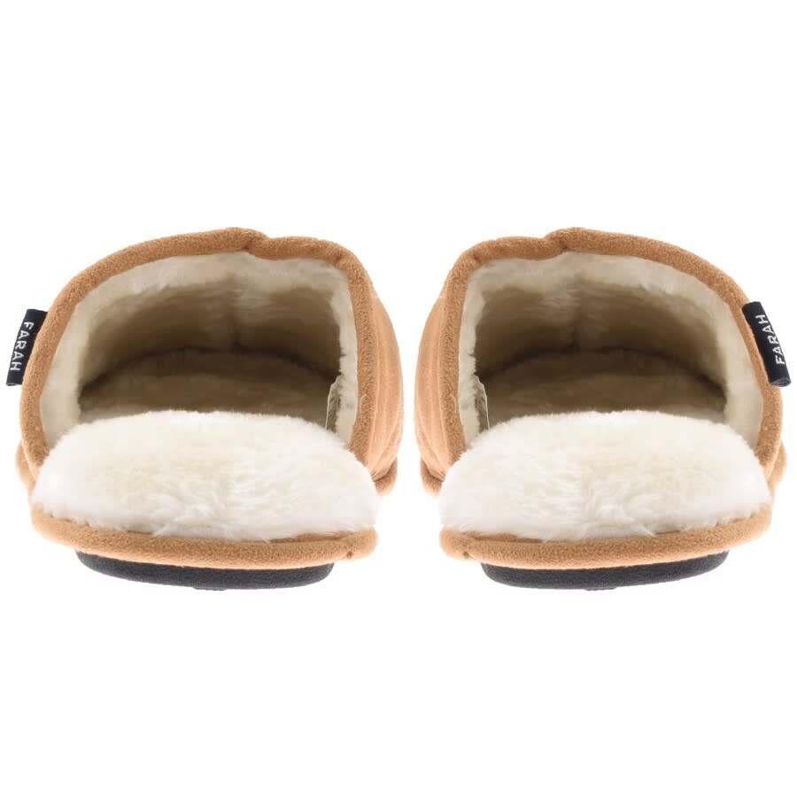 Alternative Image for ProductFarah Vintage Ahlers Mule Slippers Brown3